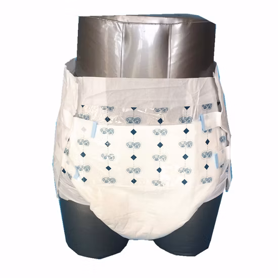 Pañales cómodos para personas mayores/Absorción rápida de agua/Mantener fresco/Savia/Pulpa de pelusa/Día y noche
